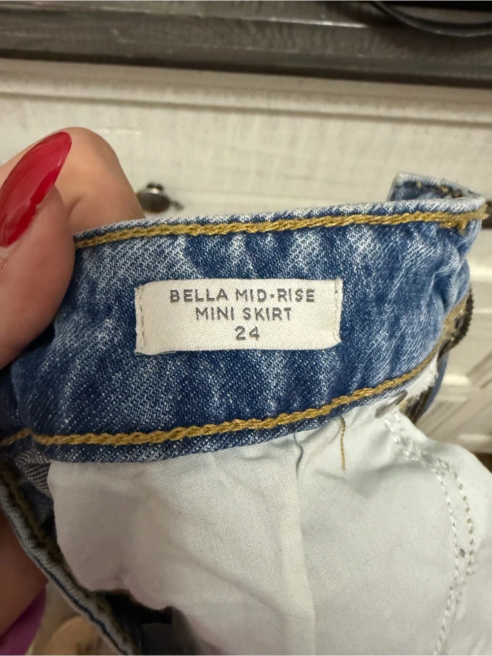 Pacsun denim skirt
